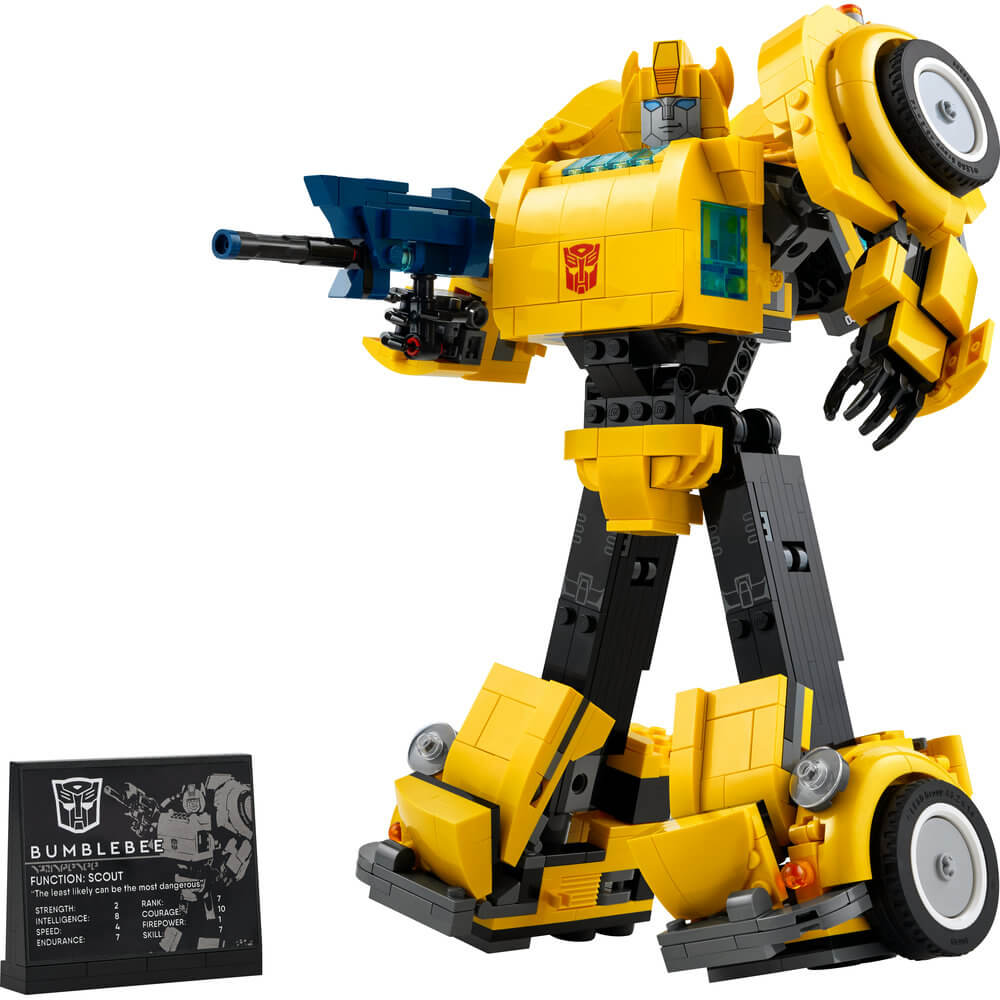 LEGO® Icons Transformers Bumblebee 950 Piece Building Kit (10338)