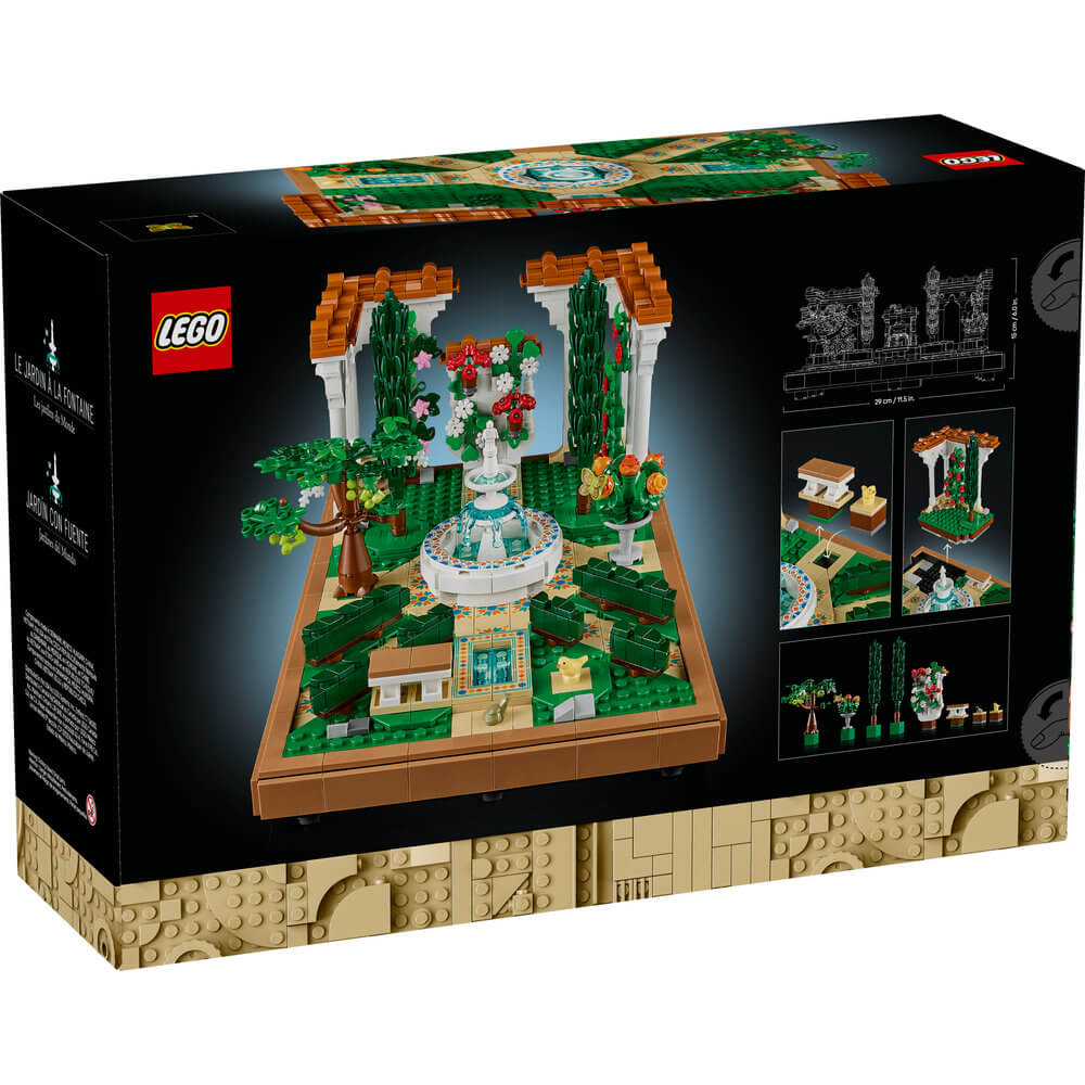 LEGO® Icons Fountain Garden Building Kit 10359