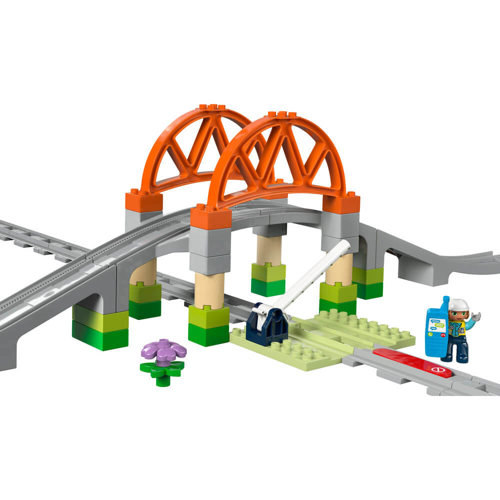 LEGO® DUPLO Train Bridge and Tracks Expansion Set Building Kit 10426