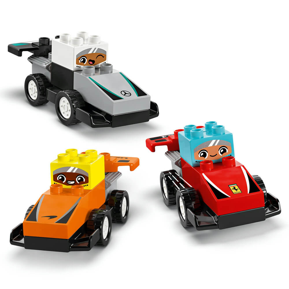 LEGO® DUPLO F1 Team Race Cars & Drivers Building Kit 10445