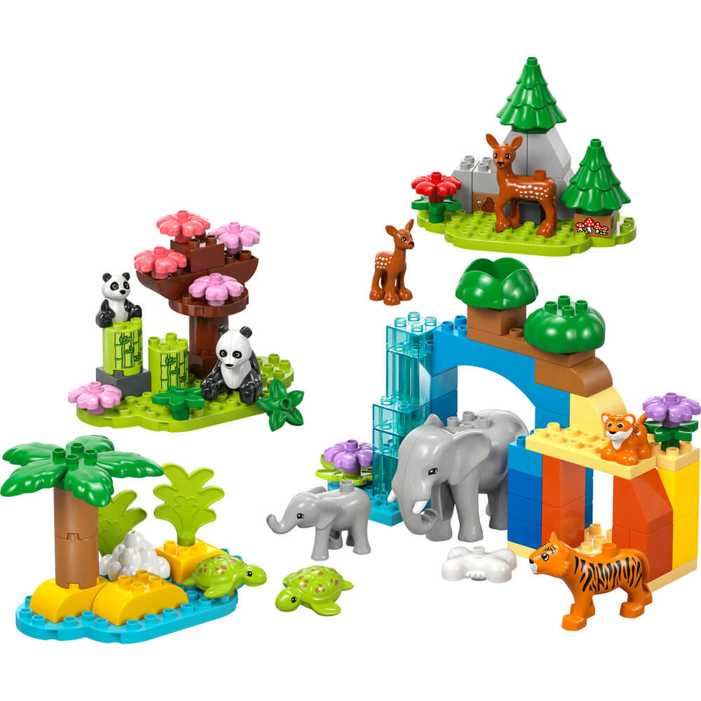 LEGO® DUPLO 3in1 Wild Animal Families Building Kit 10446