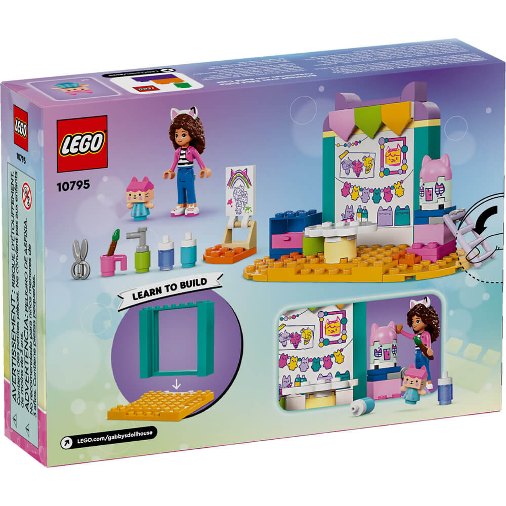 LEGO® Gabby's Dollhouse Crafting with Baby Box 60 Piece Building Set (10795)