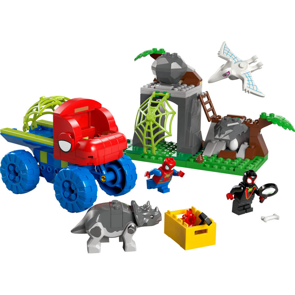 LEGO® Spidey and His Amazing Friends Team Spidey Dino Crawler Rescue Building Kit 11199