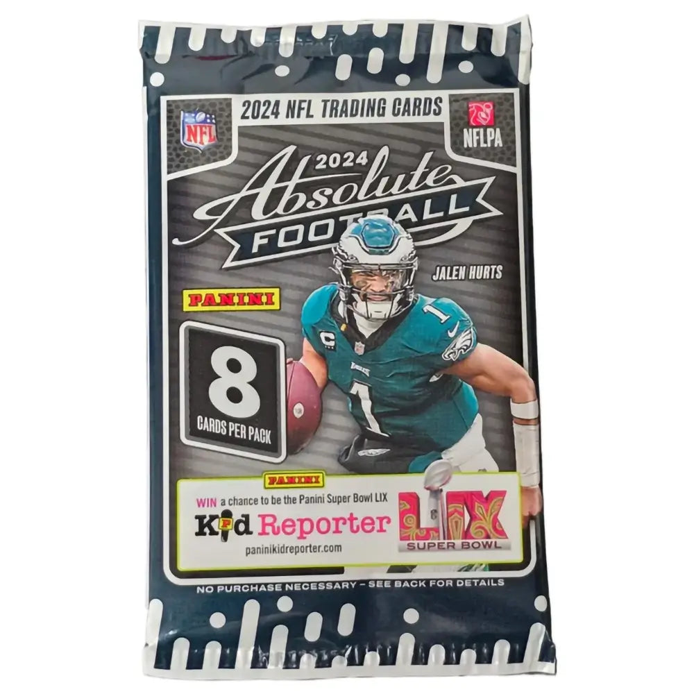 2024 Panini Absolute Football NFL 8 Card Pack