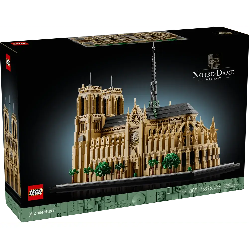 LEGO® Architecture Notre-Dame de Paris 4383 Piece Building Kit (21061)