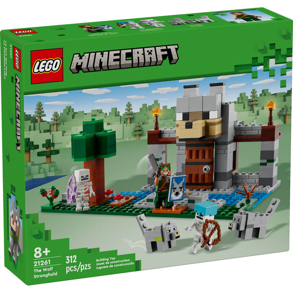 LEGO® Minecraft The Wolf Stronghold 312 Piece Building Set (21261)