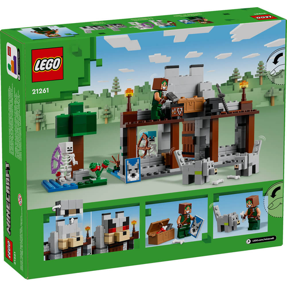 LEGO® Minecraft The Wolf Stronghold 312 Piece Building Set (21261)