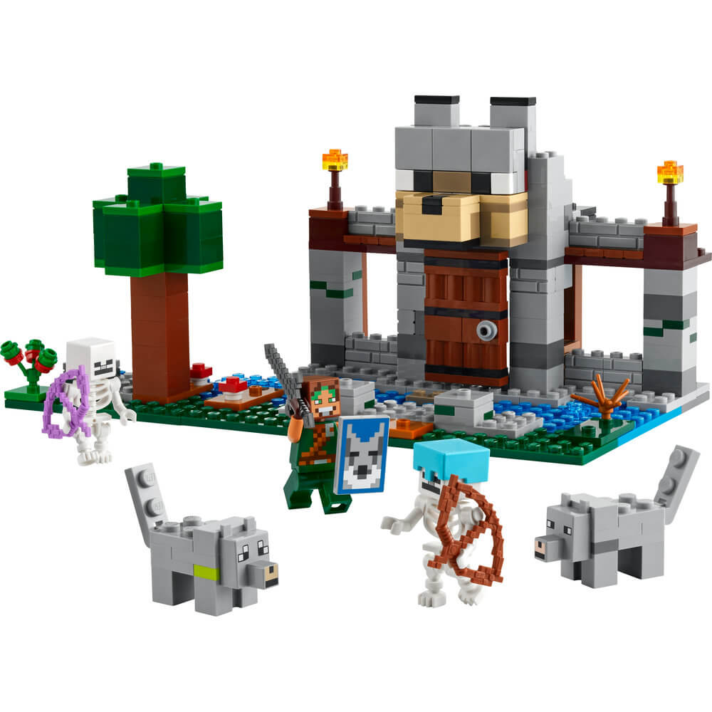 LEGO® Minecraft The Wolf Stronghold 312 Piece Building Set (21261)