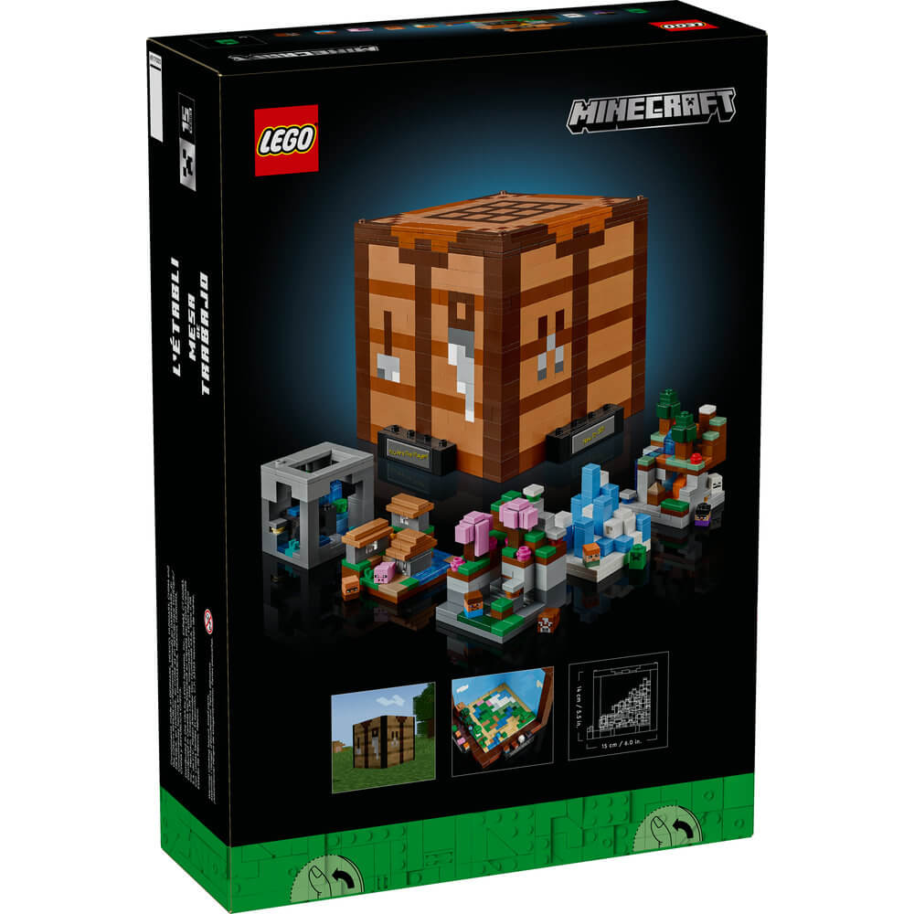 LEGO® Minecraft The Crafting Table 1195 Piece Building Set (21265)