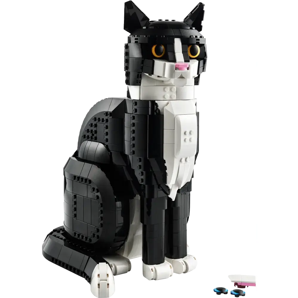 LEGO® Ideas Tuxedo Cat 1710 Piece Building Kit (21349)