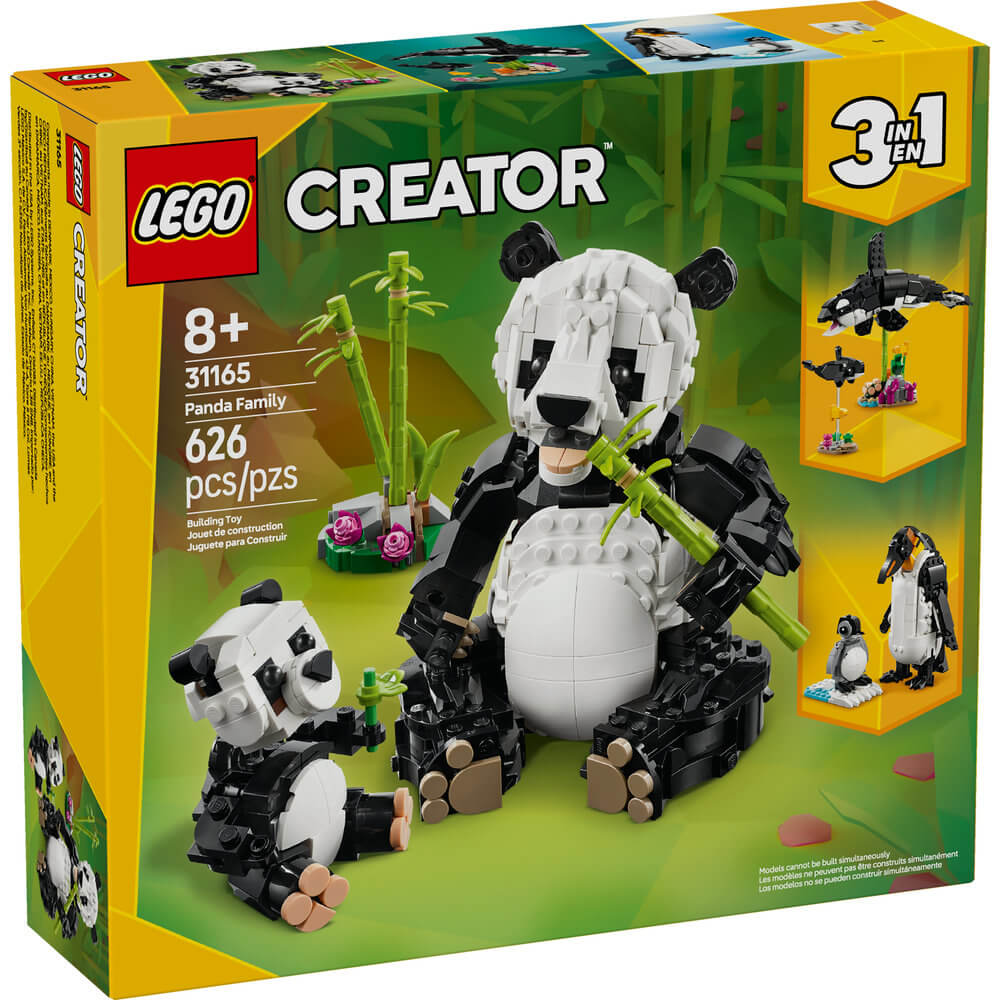 LEGO® Creator Wild Animals Panda Family Building Kit 31165