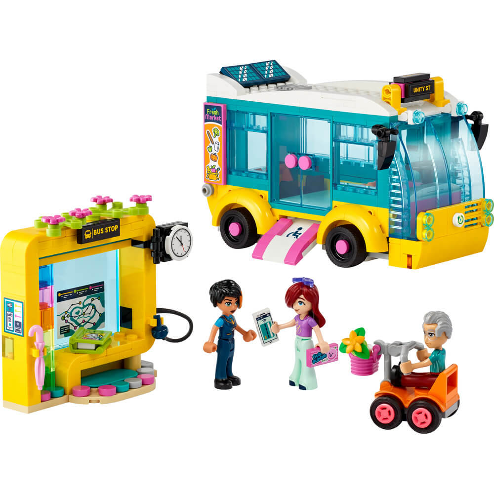 LEGO® Friends Heartlake City Bus 41759 Building Toy Set (480 Pieces) built set