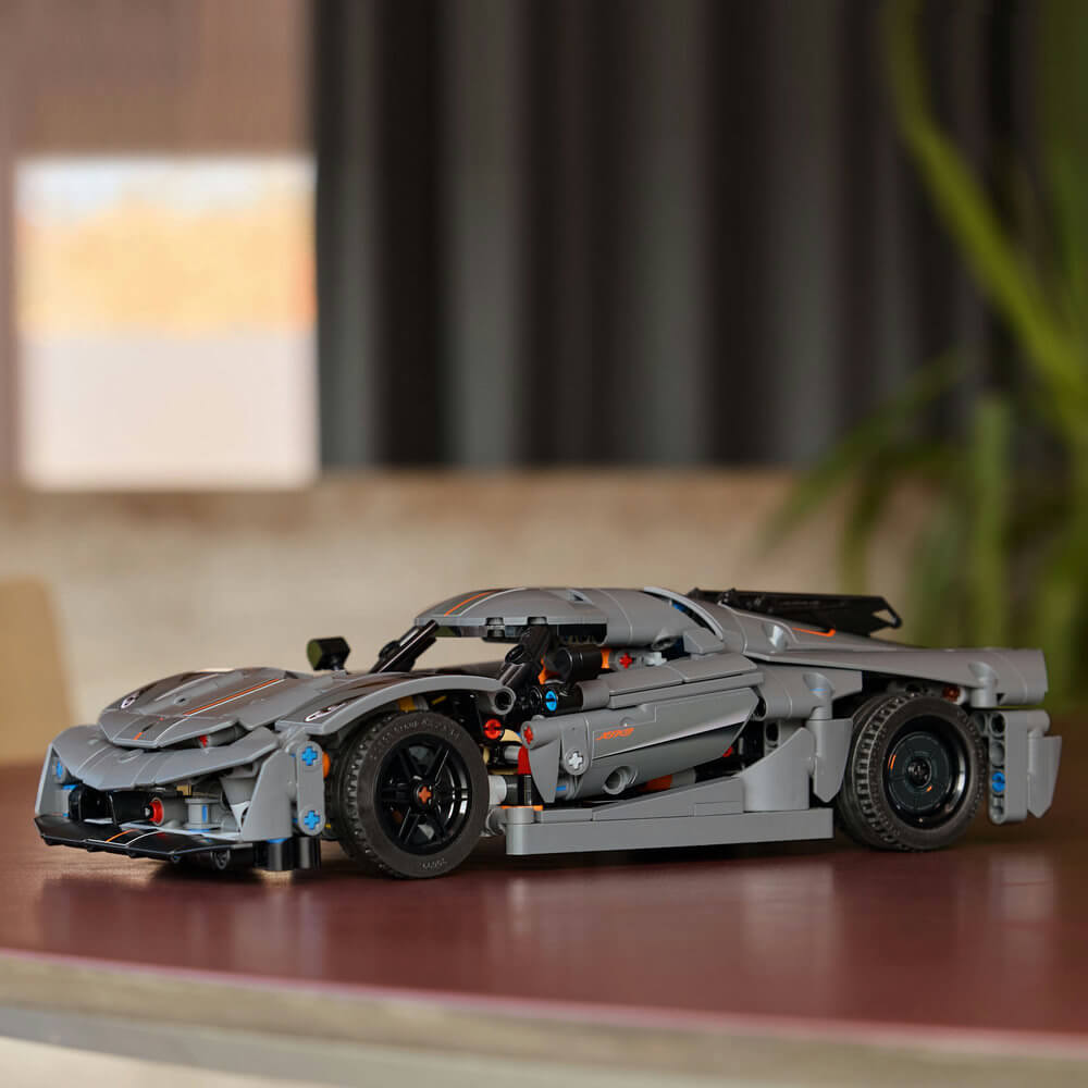 LEGO® Technic Koenigsegg Jesko Absolut Gray Hypercar 801 Piece Building Set (42173)