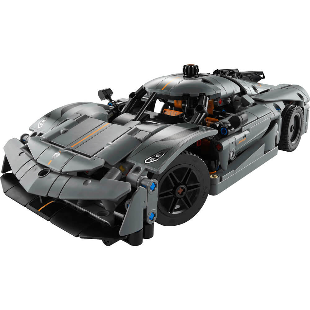 LEGO® Technic Koenigsegg Jesko Absolut Gray Hypercar 801 Piece Building Set (42173)