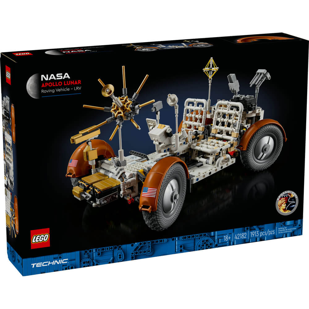 LEGO® Technic NASA Apollo Lunar Roving Vehicle - LRV 1913 Piece Building Set (42182)