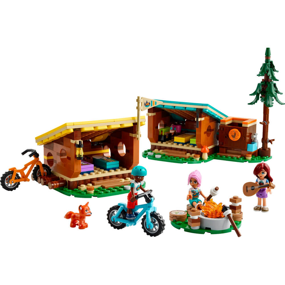 LEGO® Friends Adventure Camp Cozy Cabins 437 Piece Building Set (42624)