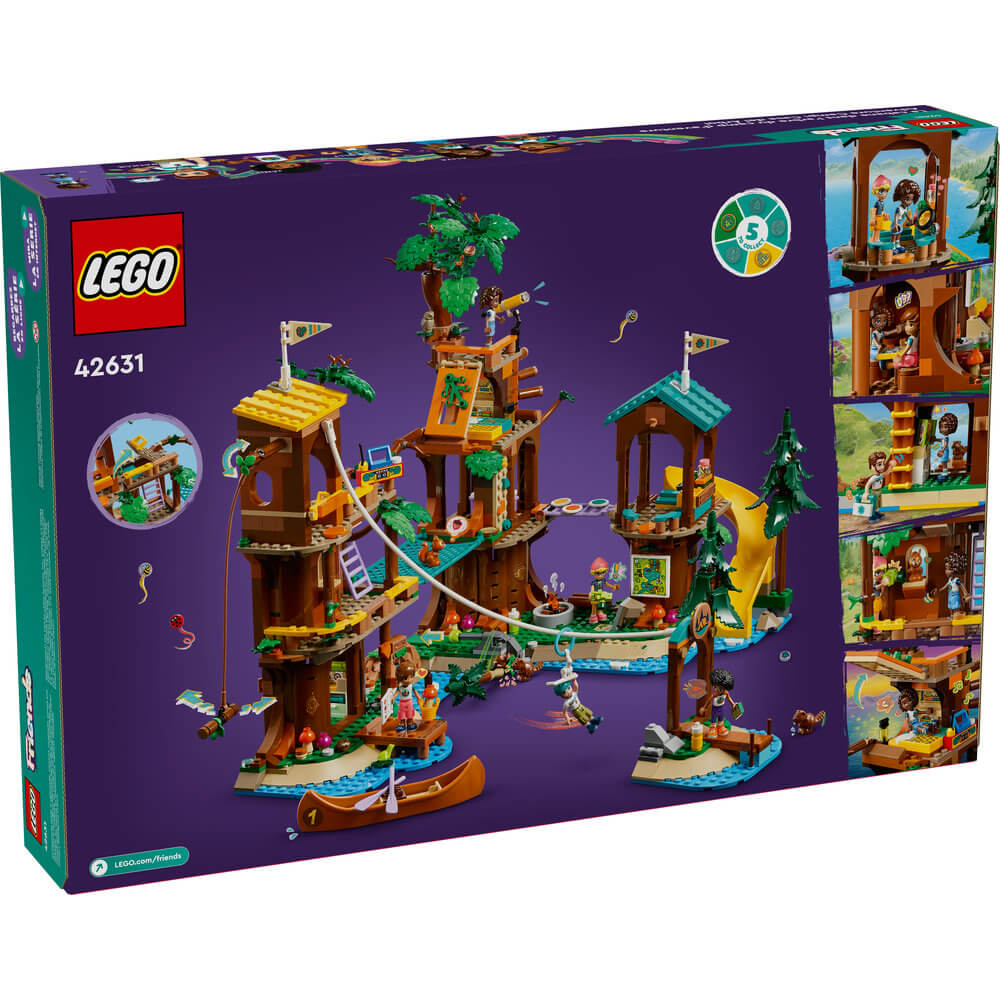 LEGO® Friends Adventure Camp Tree House 1128 Piece Building Set (42631)