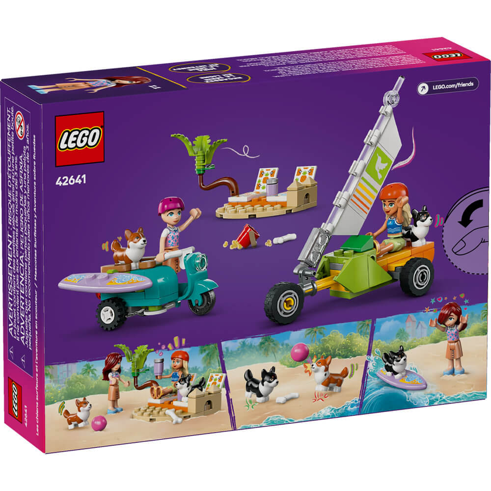 LEGO® Friends Surfing Dogs and Scooter Adventure Building Kit 42641