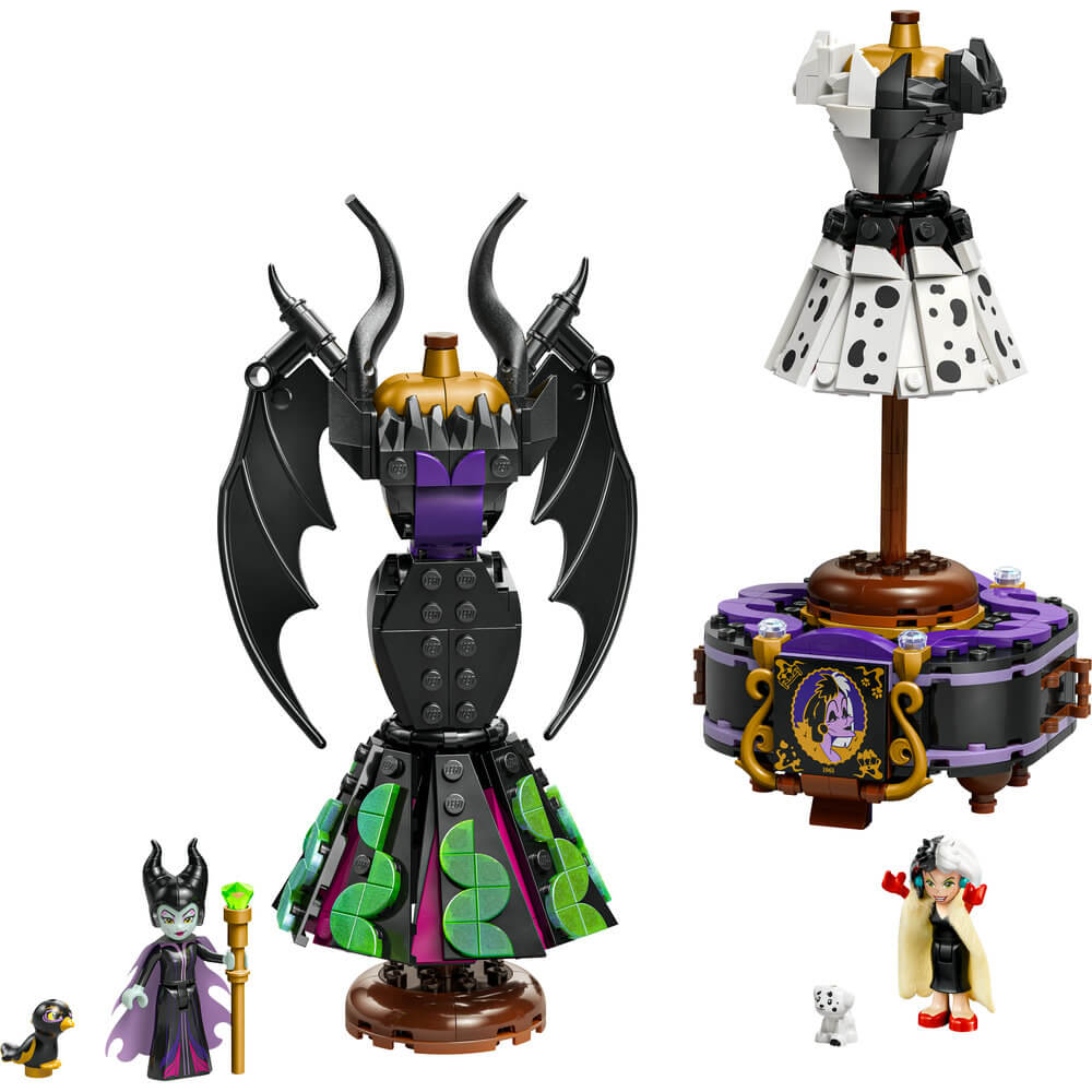 LEGO® Disney Maleficent's and Cruella De Vil's Dresses 524 Piece Building Kit (43262)