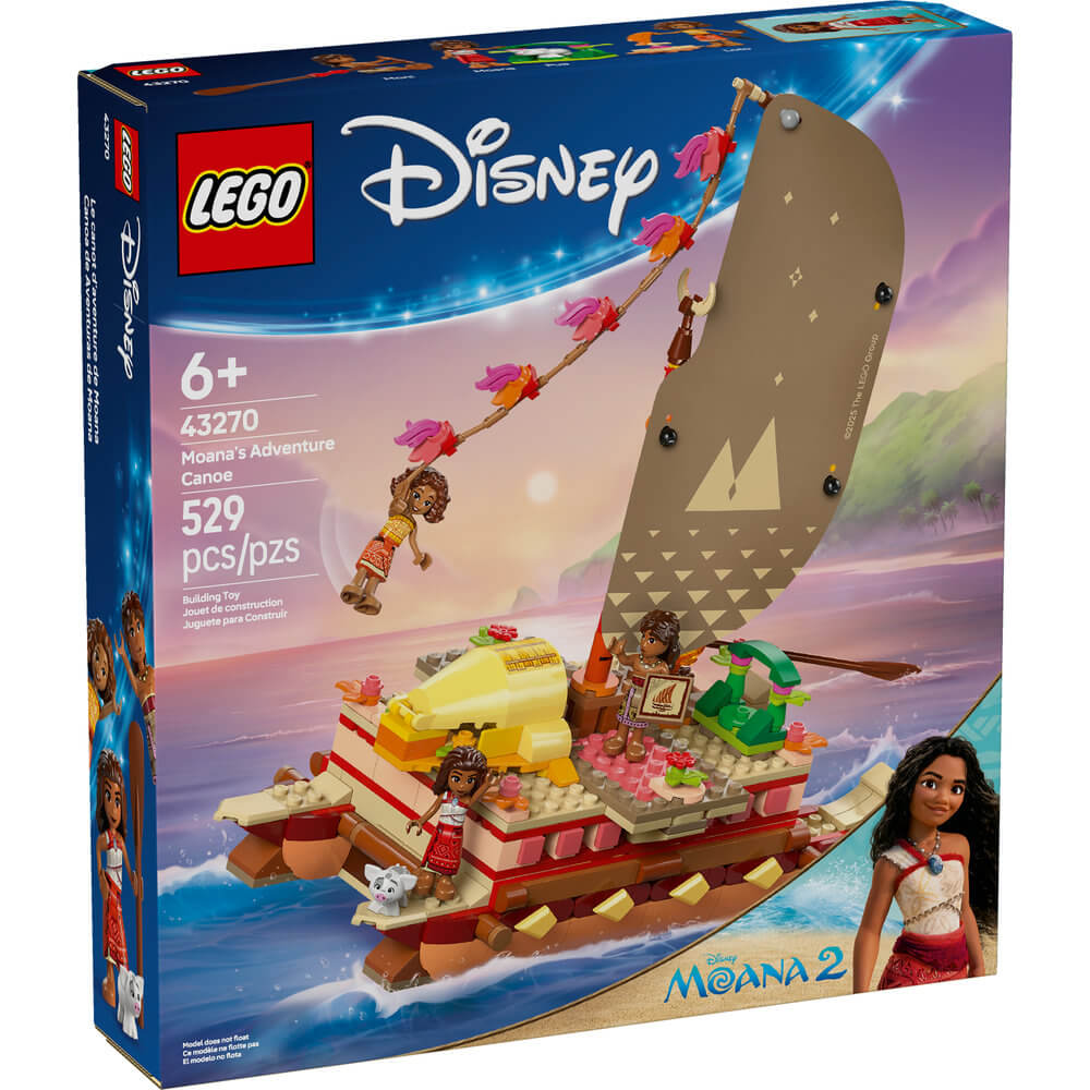 LEGO® Disney Princess Moana's Adventure Canoe Building Kit 43270