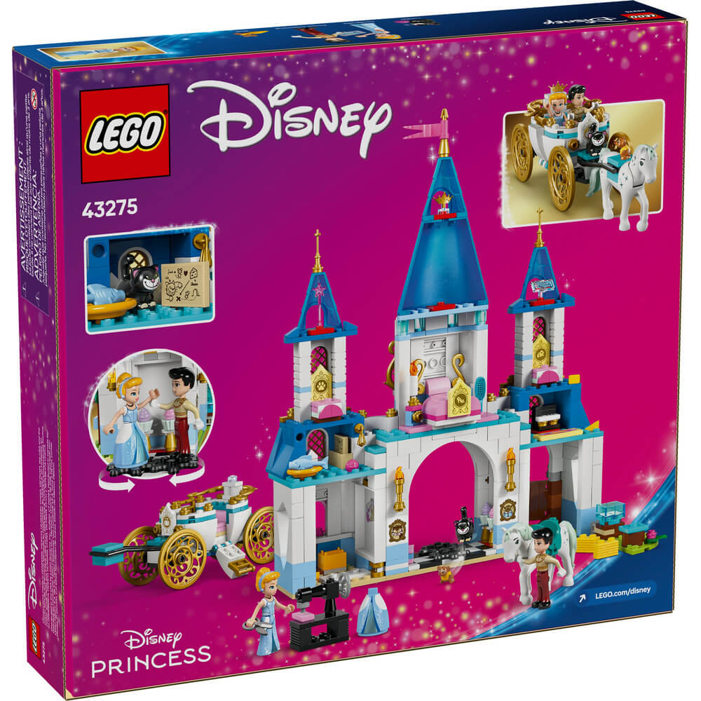 LEGO® Disney Princess Cinderella's Castle & Horse Carriage Building Kit 43275