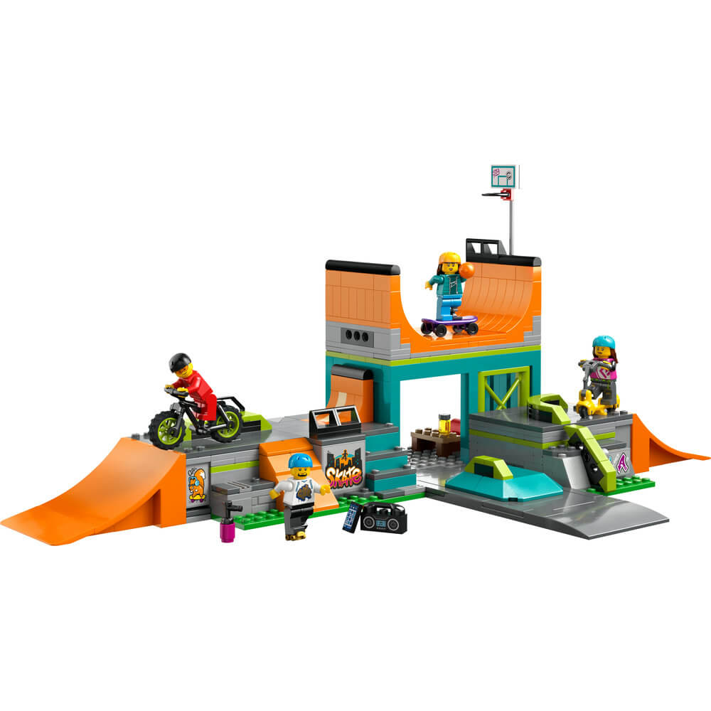 LEGO® City Street Skate Park 60364 Building Toy Set (454 Pieces)