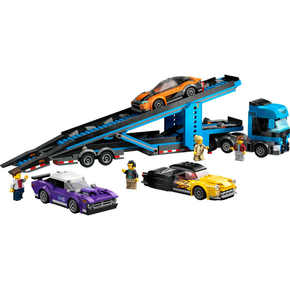 LEGO® City Car Transporter Truck with Sports Cars 998 Piece Building Set (60408)