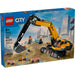 LEGO® City Yellow Construction Excavator 633 Piece Building Set (60420)