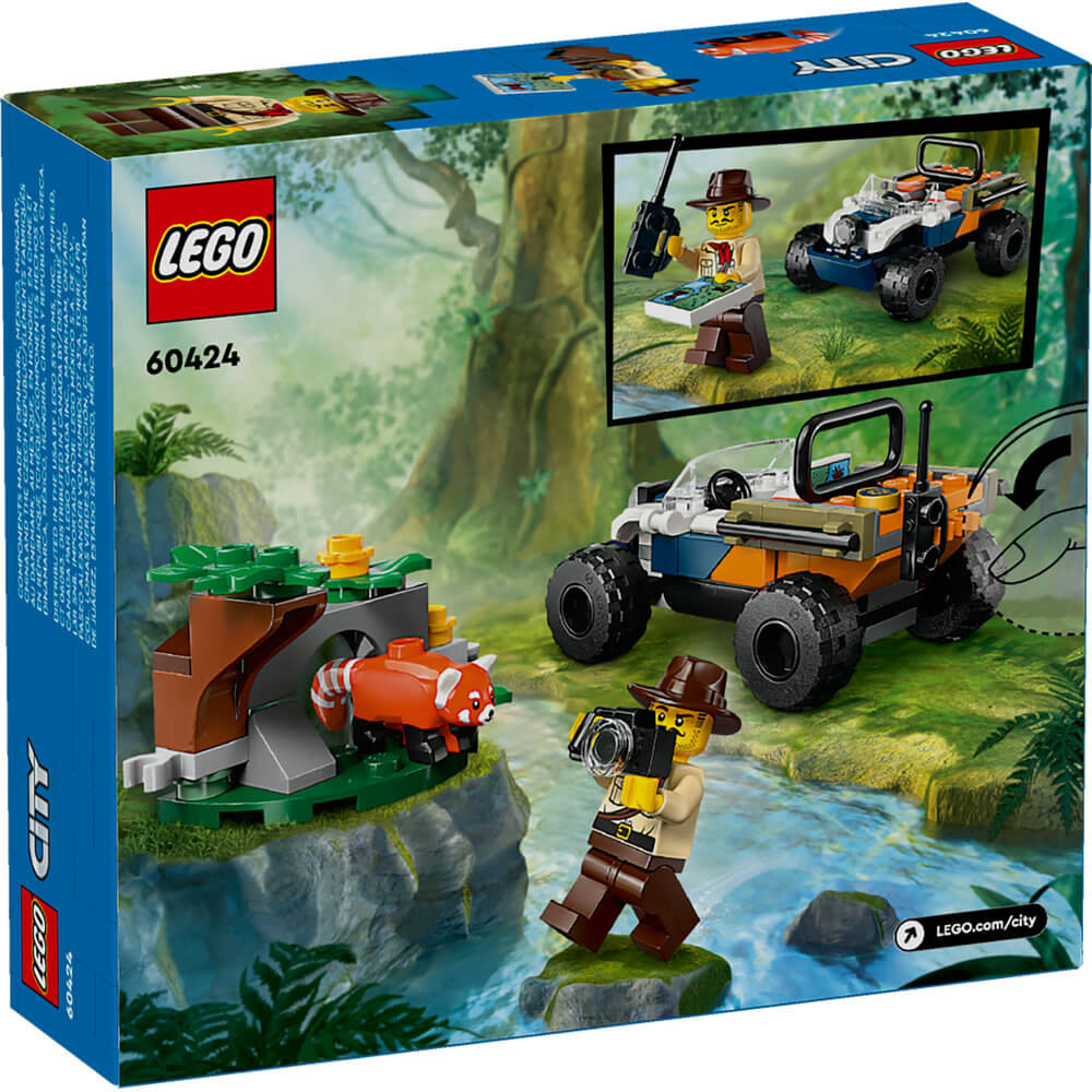 LEGO® City Jungle Explorer ATV Red Panda Mission 92 Piece Building Set (60424)