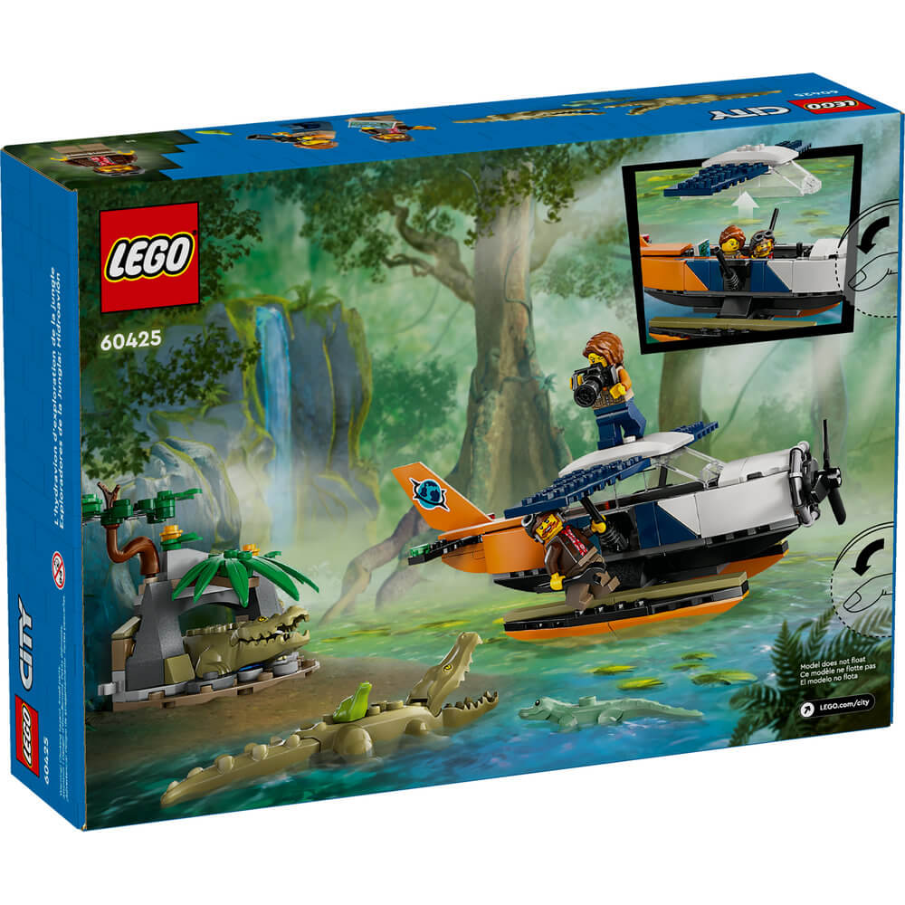 LEGO® City Jungle Explorer Water Plane 177 Piece Building Set (60425)