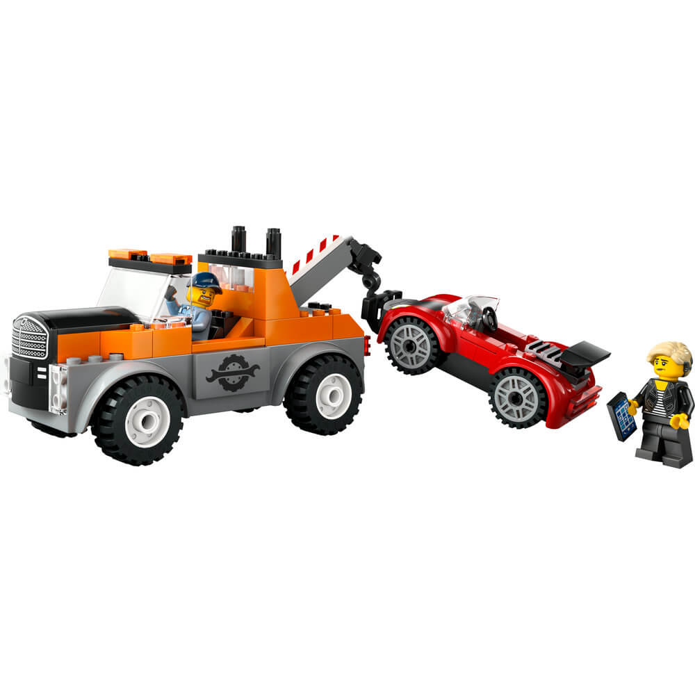 LEGO® City Tow Truck and Sports Car Repair 101 Piece Building Set (60435)