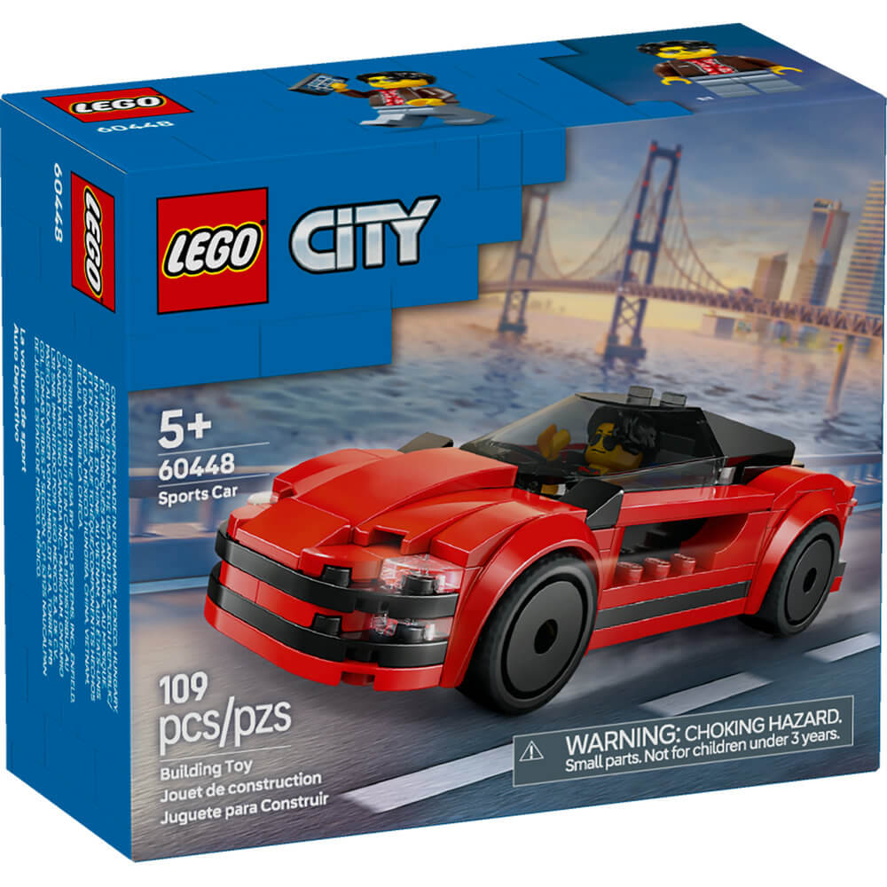 LEGO® City Red Sports Car Building Kit 60448