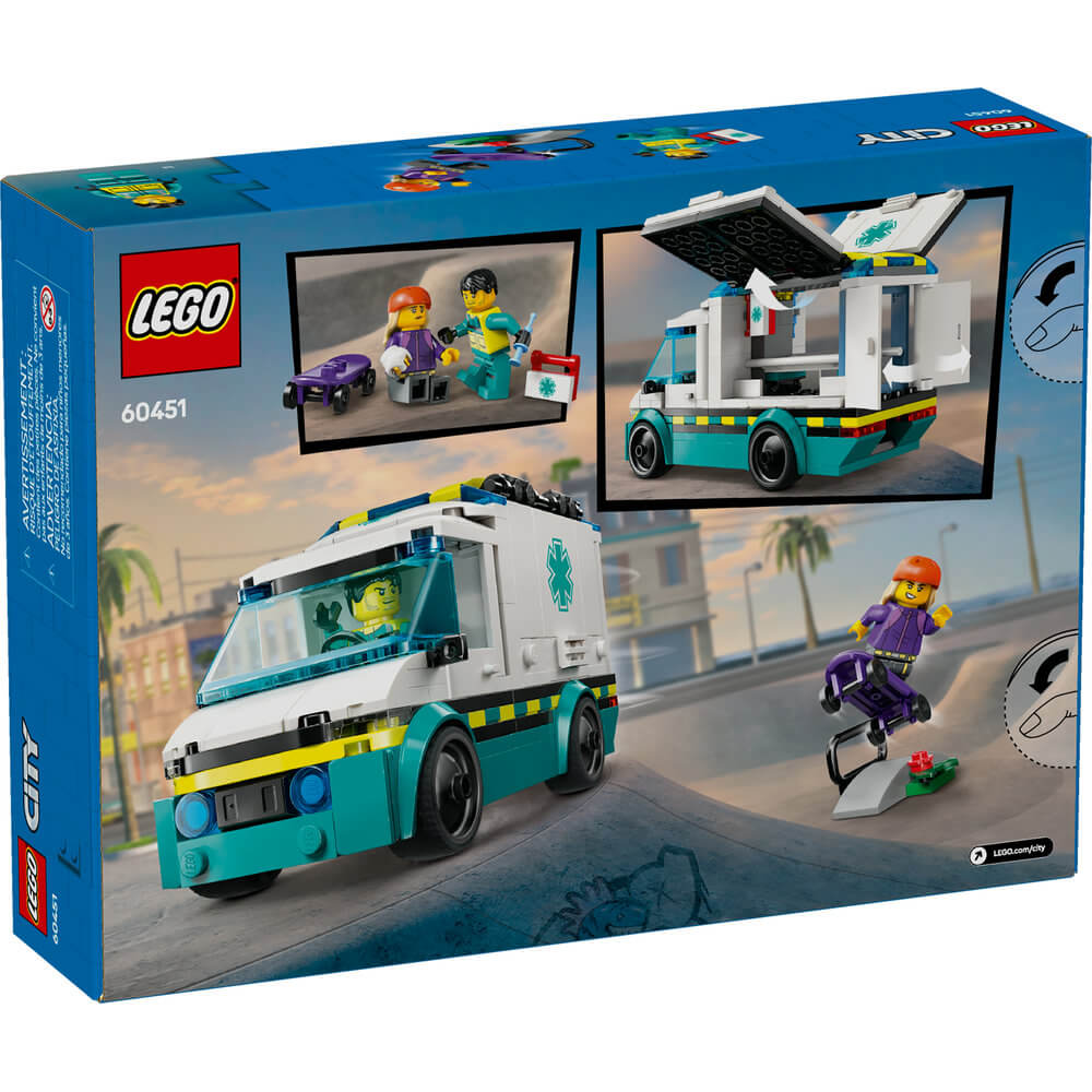 LEGO® City Emergency Ambulance Building Kit 60451