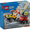 LEGO® City Pizza vs. Fire Truck Race Car Pack Building Kit 60458