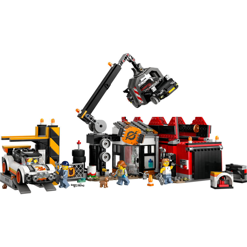 LEGO® City Scrapyard with Cars Building Kit 60472