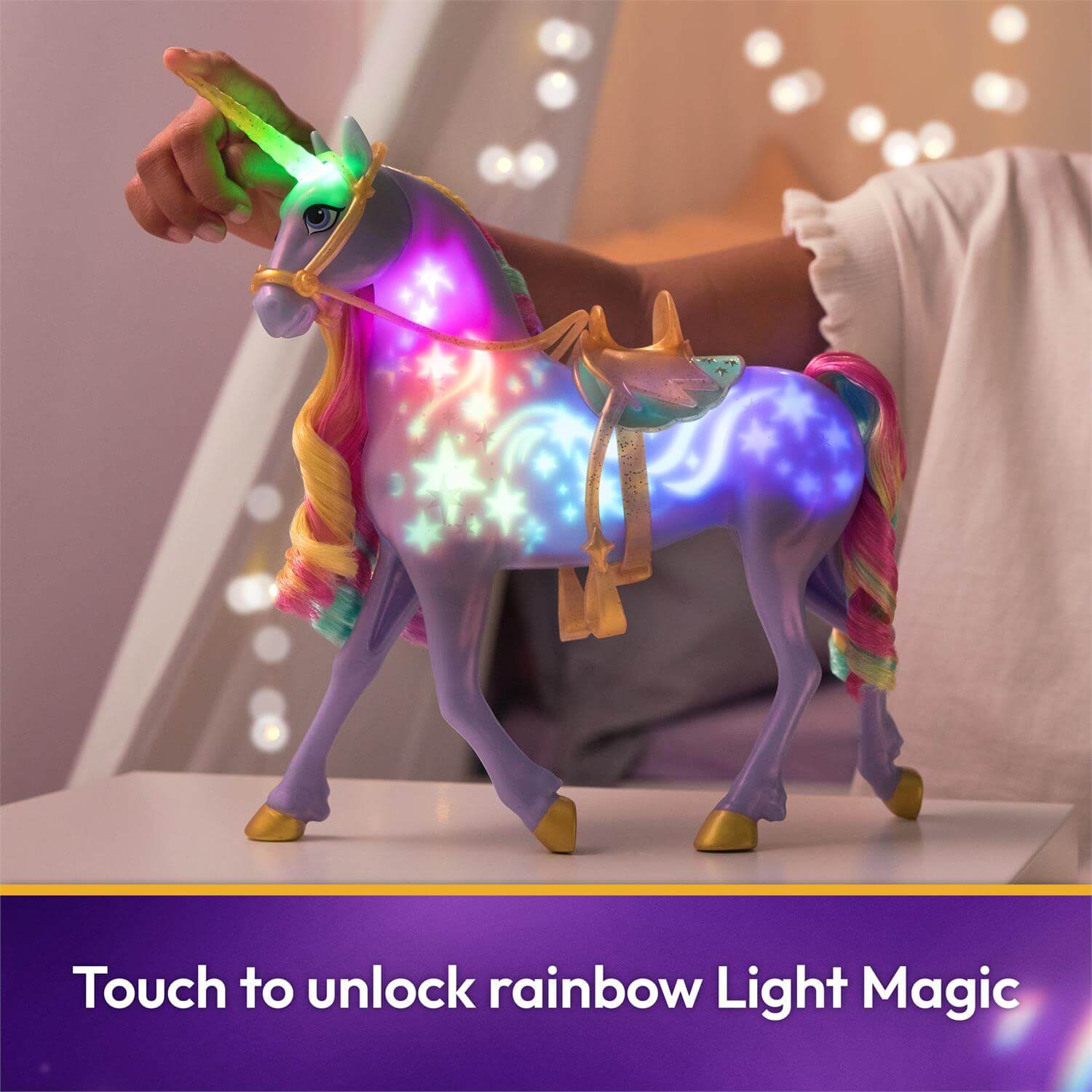 Unicorn Academy Rainbow Light-up Wildstar Figure Set