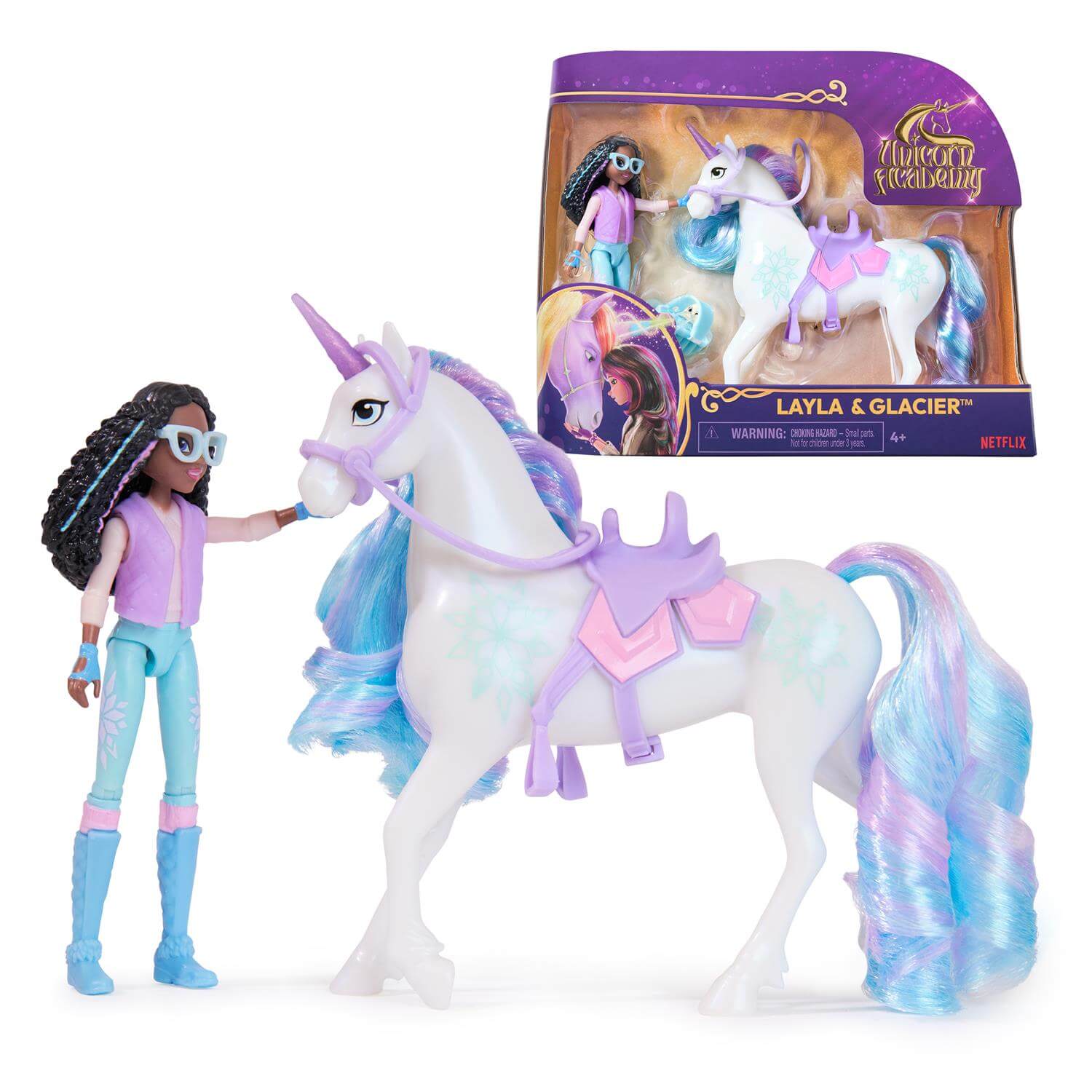 Unicorn Academy Layla and Glacier Set