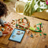 Child building the LEGO® Super Mario™ Donkey Kong’s Tree House Expansion Set 71424 Building Toy Set (555 Pieces) following directions on their tablet