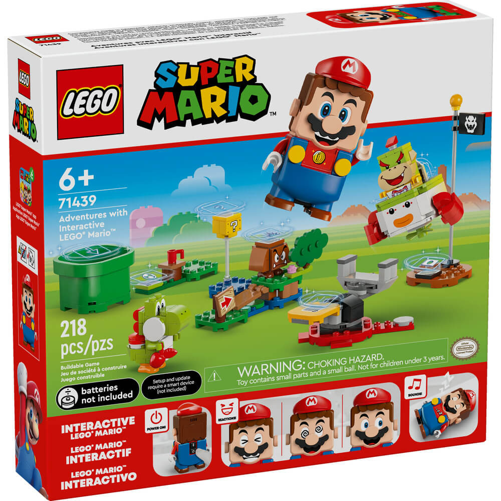 LEGO® Super Mario Adventures with Interactive LEGO® Mario 218 Piece Building Set (71439)