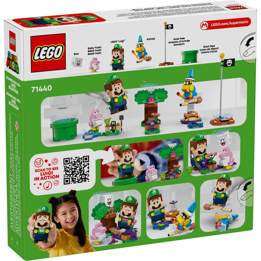 LEGO® Super Mario Adventures with Interactive LEGO® Luigi 210 Piece Building Set (71440)