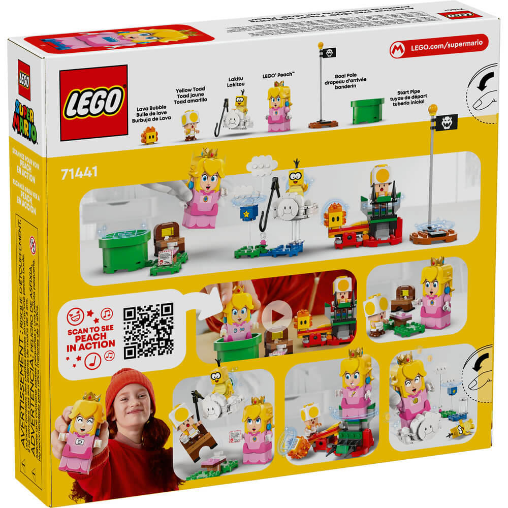 LEGO® Super Mario Adventures with Interactive LEGO® Peach 208 Piece Building Set (71441)