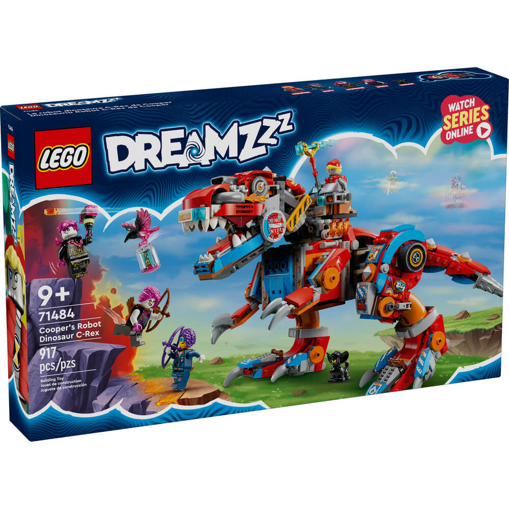 LEGO® DREAMZzz Cooper's Robot Dinosaur C-Rex 917 Piece Building Set (71484)