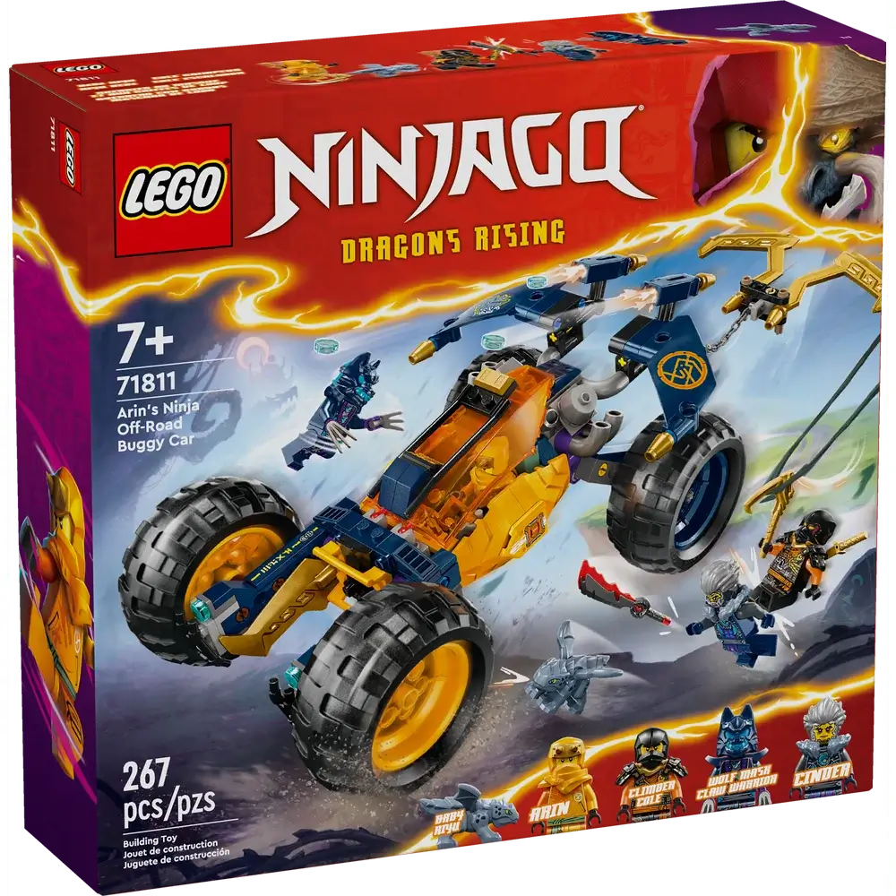 LEGO® NINJAGO® Arin's Ninja Off-Road Buggy Car Building Set (71811)