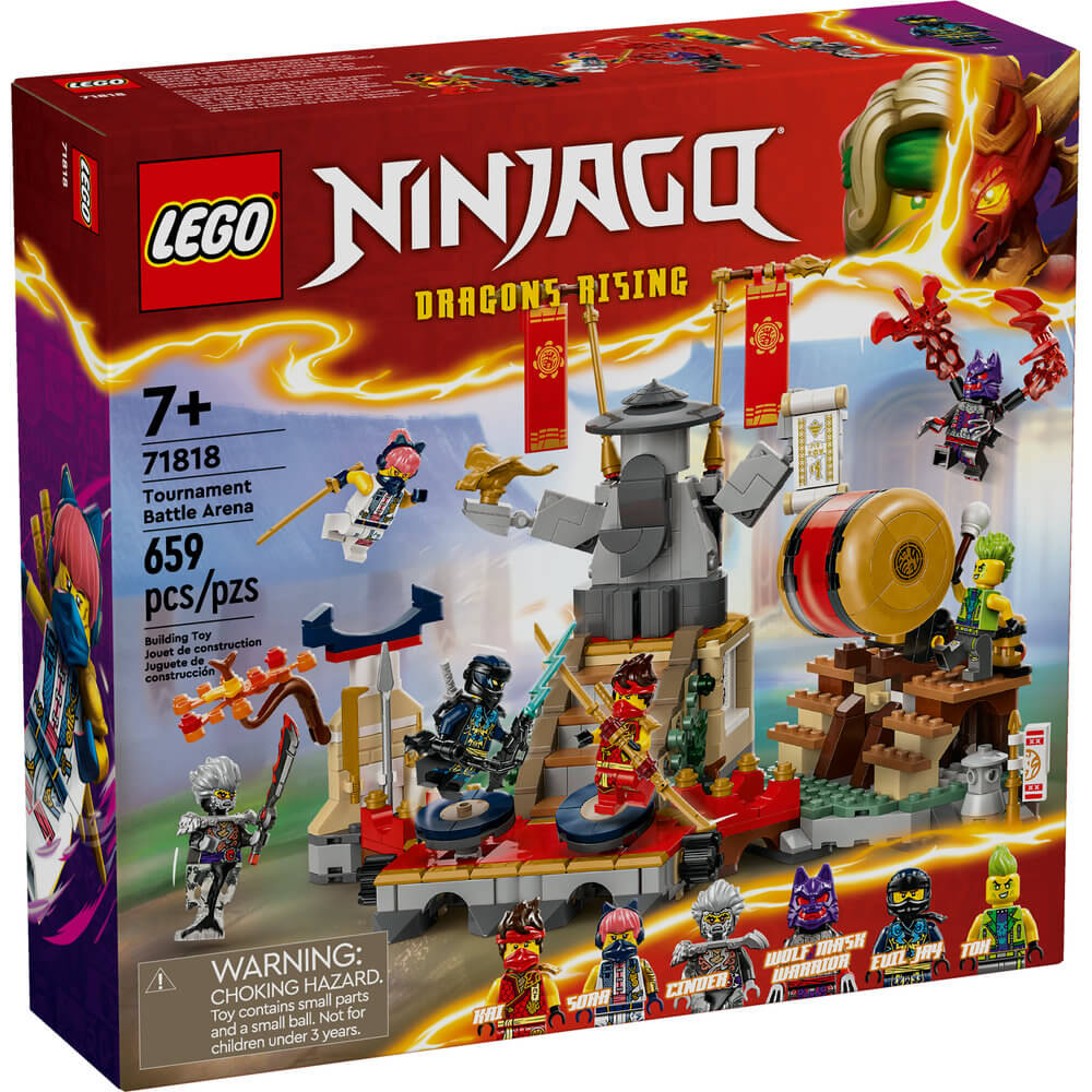 LEGO® Ninjago Tournament Battle Arena 659 Piece Building Set (71818)