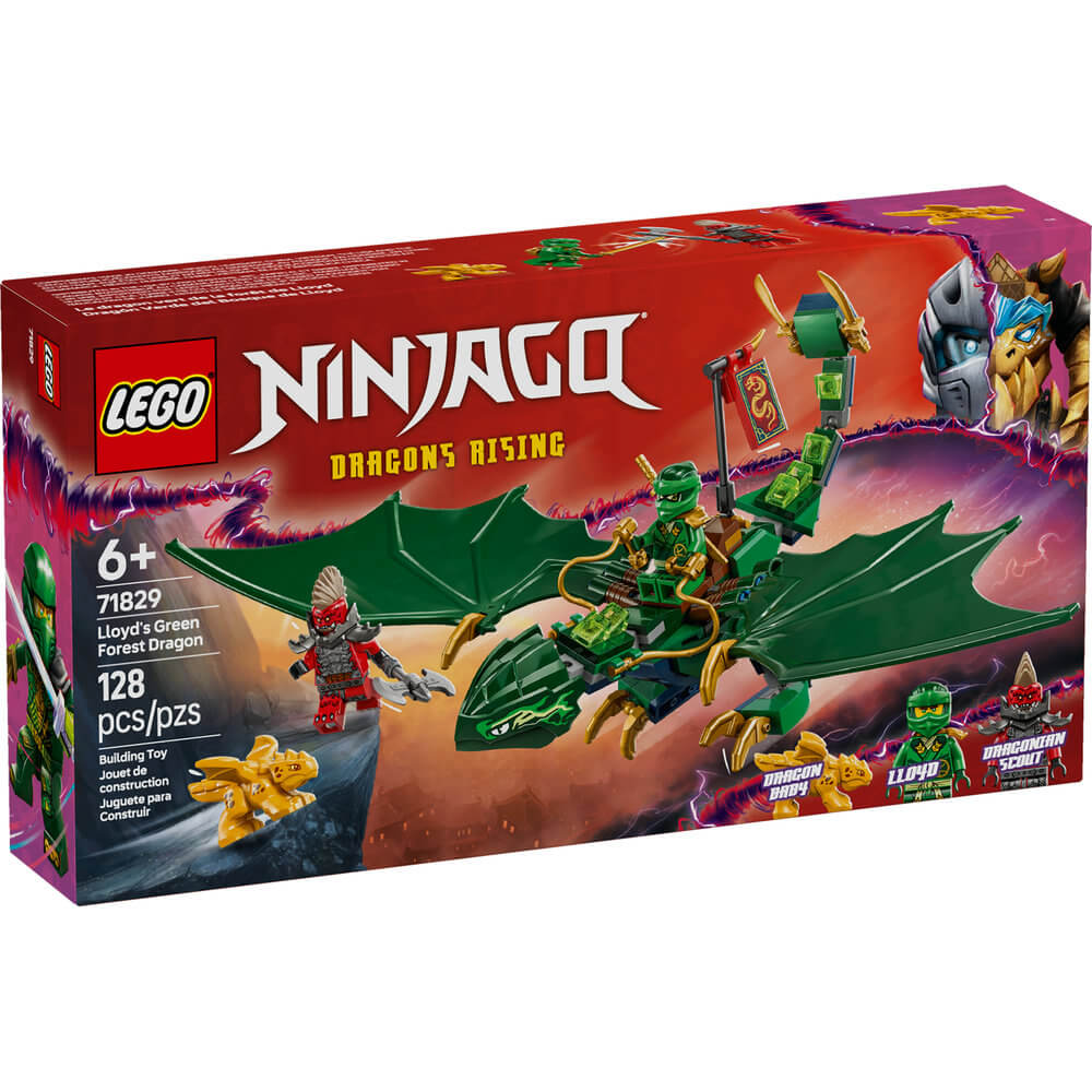 LEGO® Ninjago Lloyd's Green Forest Dragon Building Kit 71829