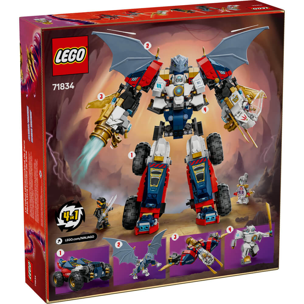 LEGO® Ninjago Zane's Ultra Combiner Mech Building Kit 71834