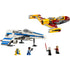 LEGO® Star Wars New Republic E-Wing™ vs. Shin Hati’s Starfighter™ 1056 Piece Building Set (75364) all the pieces built