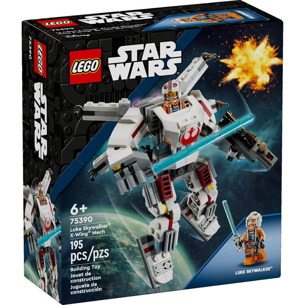 LEGO® Star Wars™ Luke Skywalker™ X-Wing™ Mech 195 Piece Building Kit (75390)