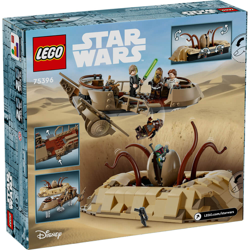 LEGO® Star Wars Desert Skiff & Sarlacc Pit 558 Piece Building Set (75396)