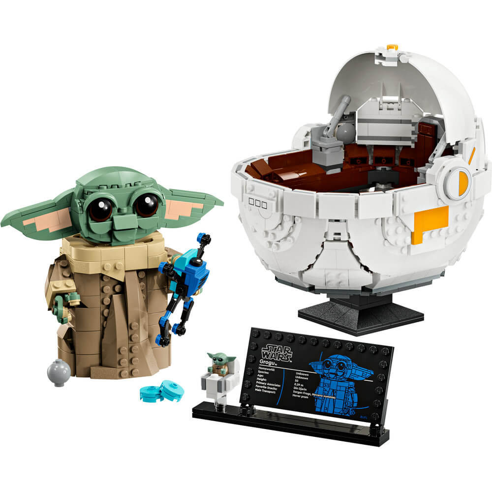 LEGO® Star Wars Grogu with Hover Pram Building Kit 75403